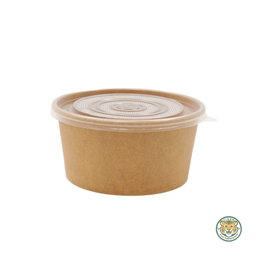 PP Flat Lid for Paper Soup Bowl 780–1150ml (RM0.162/pc)