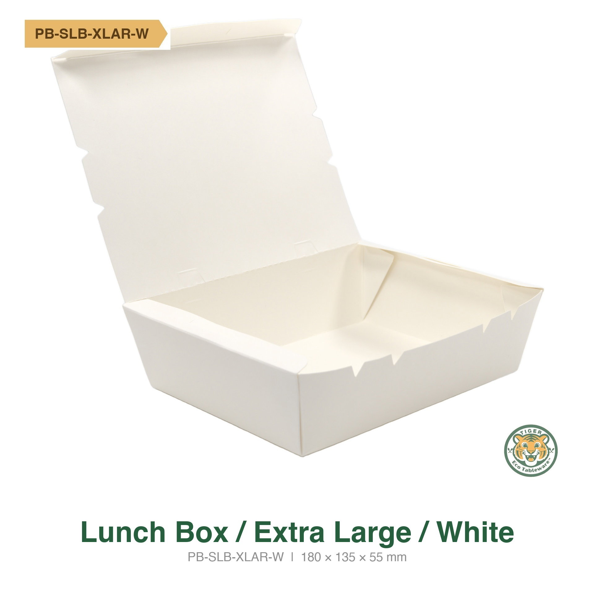 Paper Lunch Box / Extra Large / White (RM0.3000/pc)_0