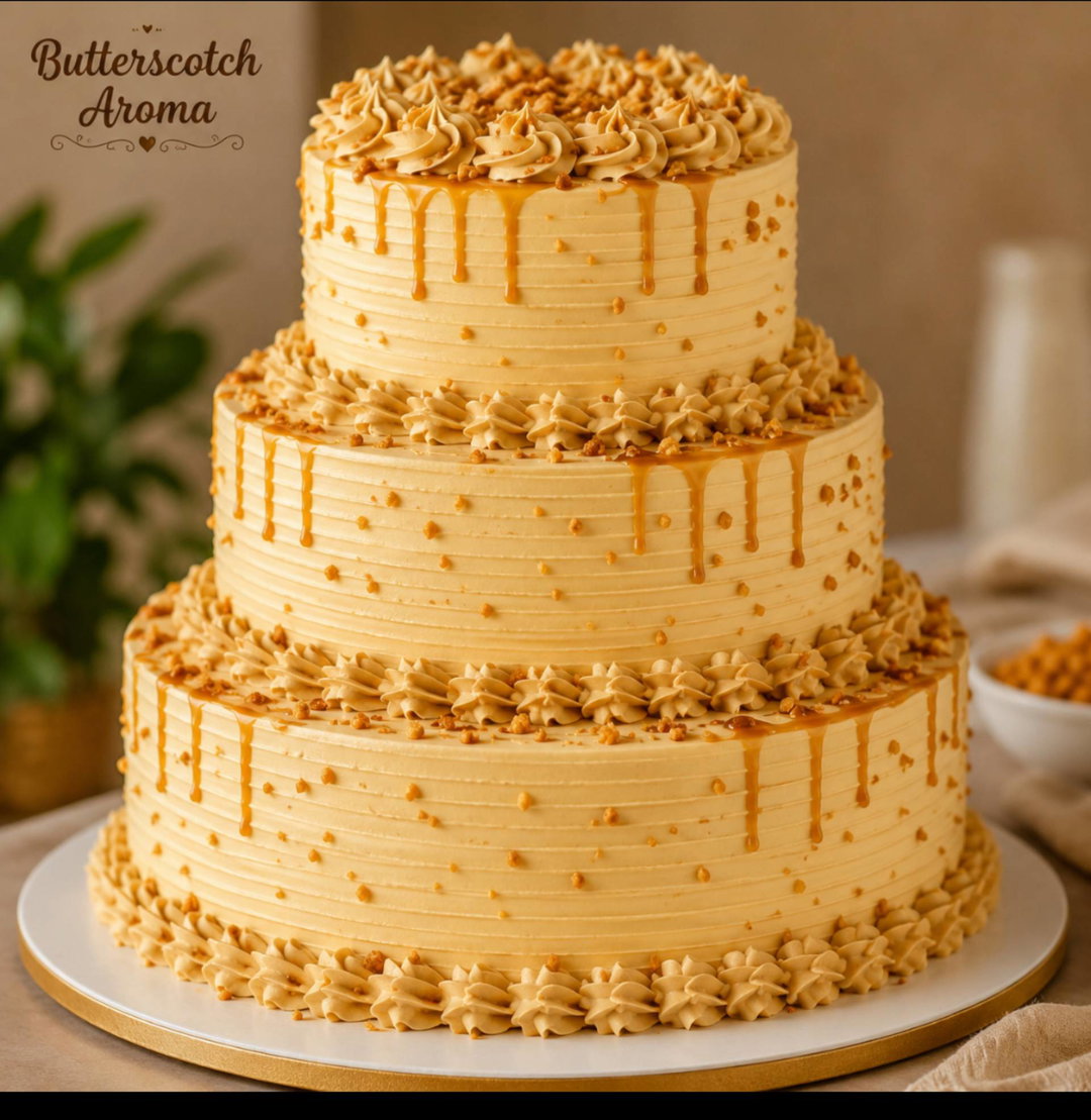Butterscotch cake 4kg