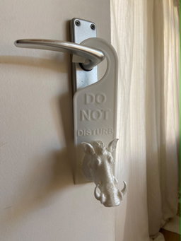 Animal sign with Giraffe Bust   