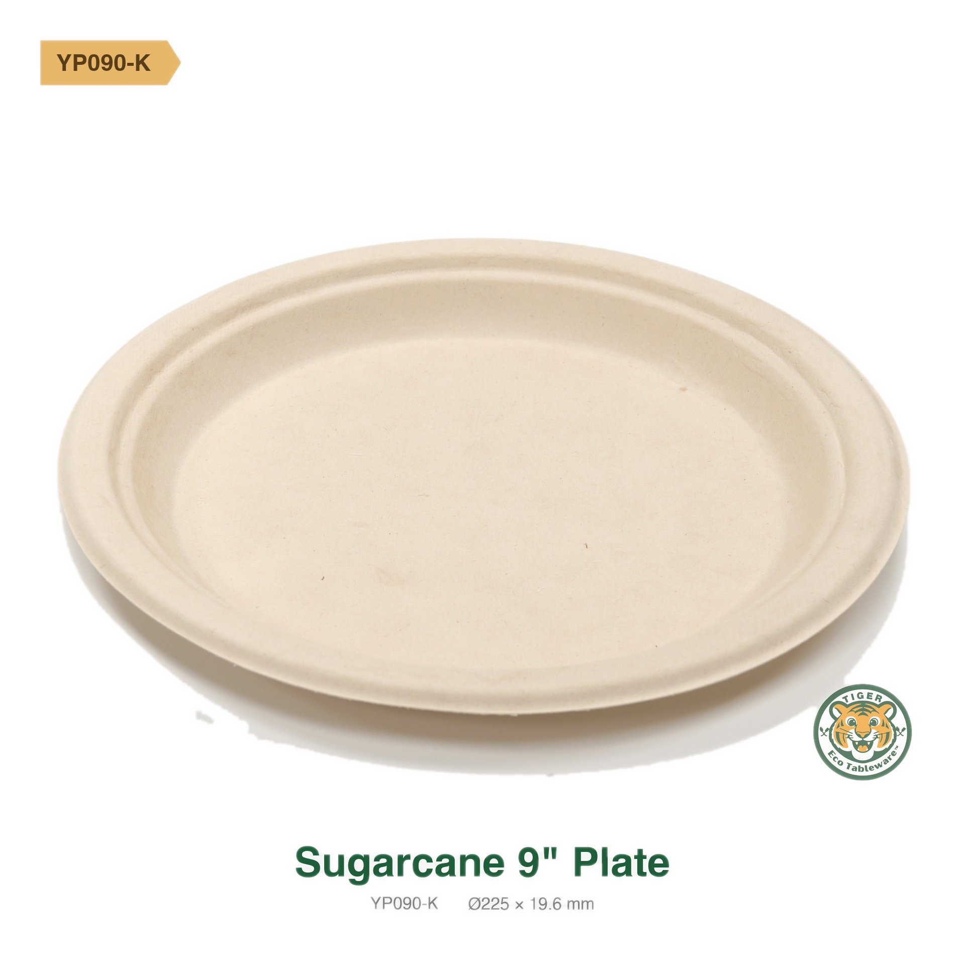 Bagasse 9" Plate / Brown (RM0.2528/pc)_0