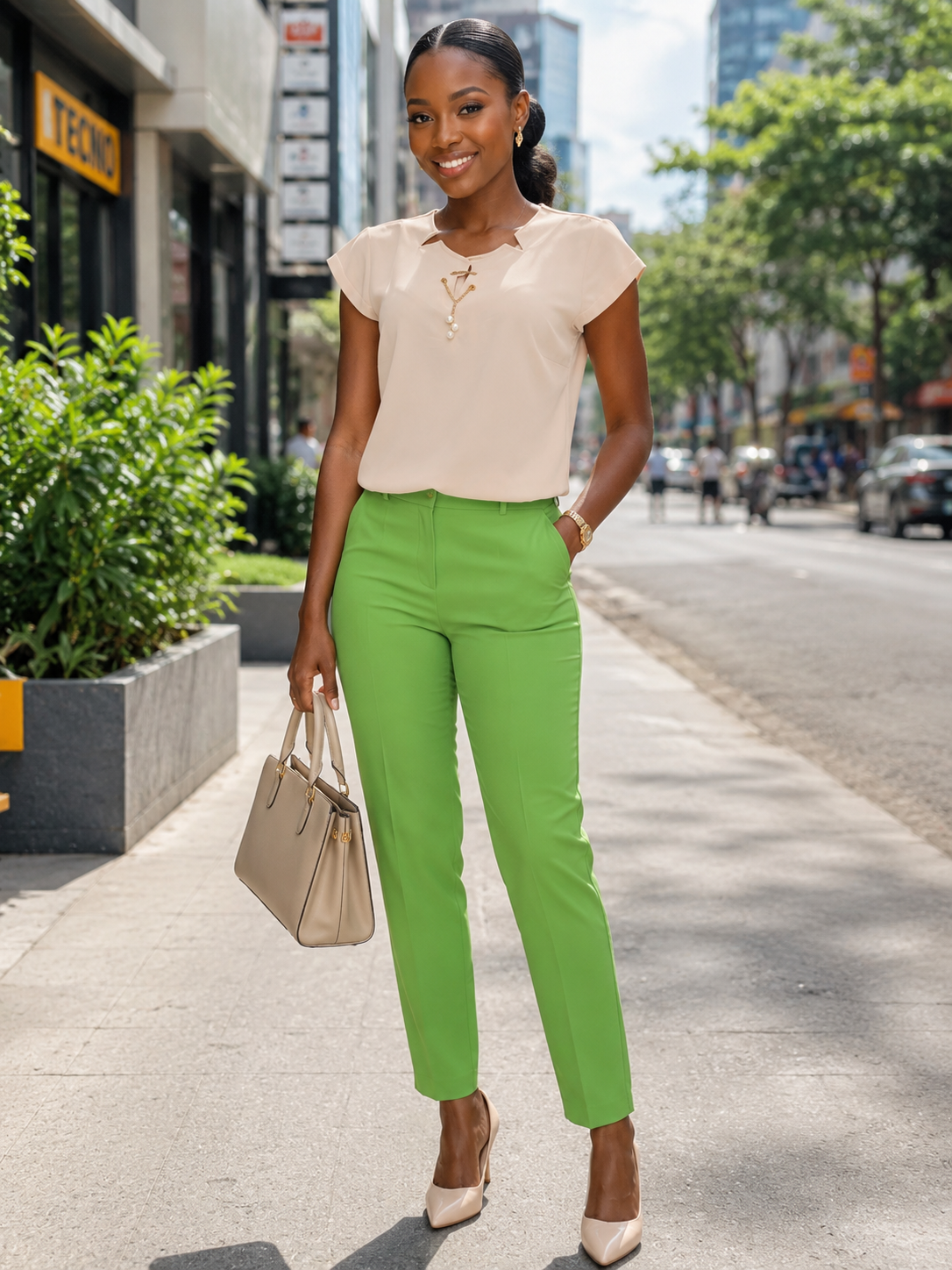 Joliesse baige blouse_1