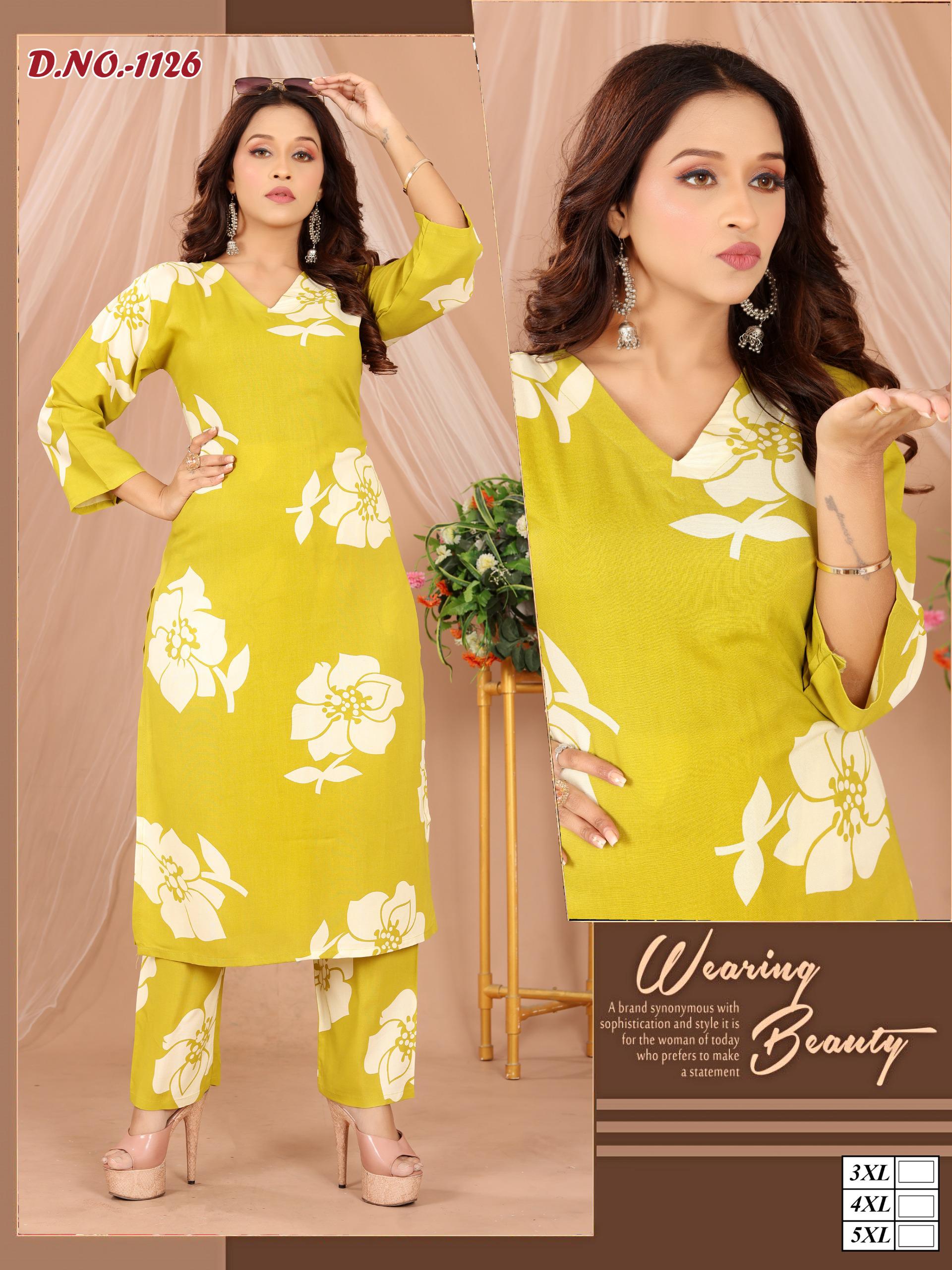 Cotton Women Kurti With Bottomwear