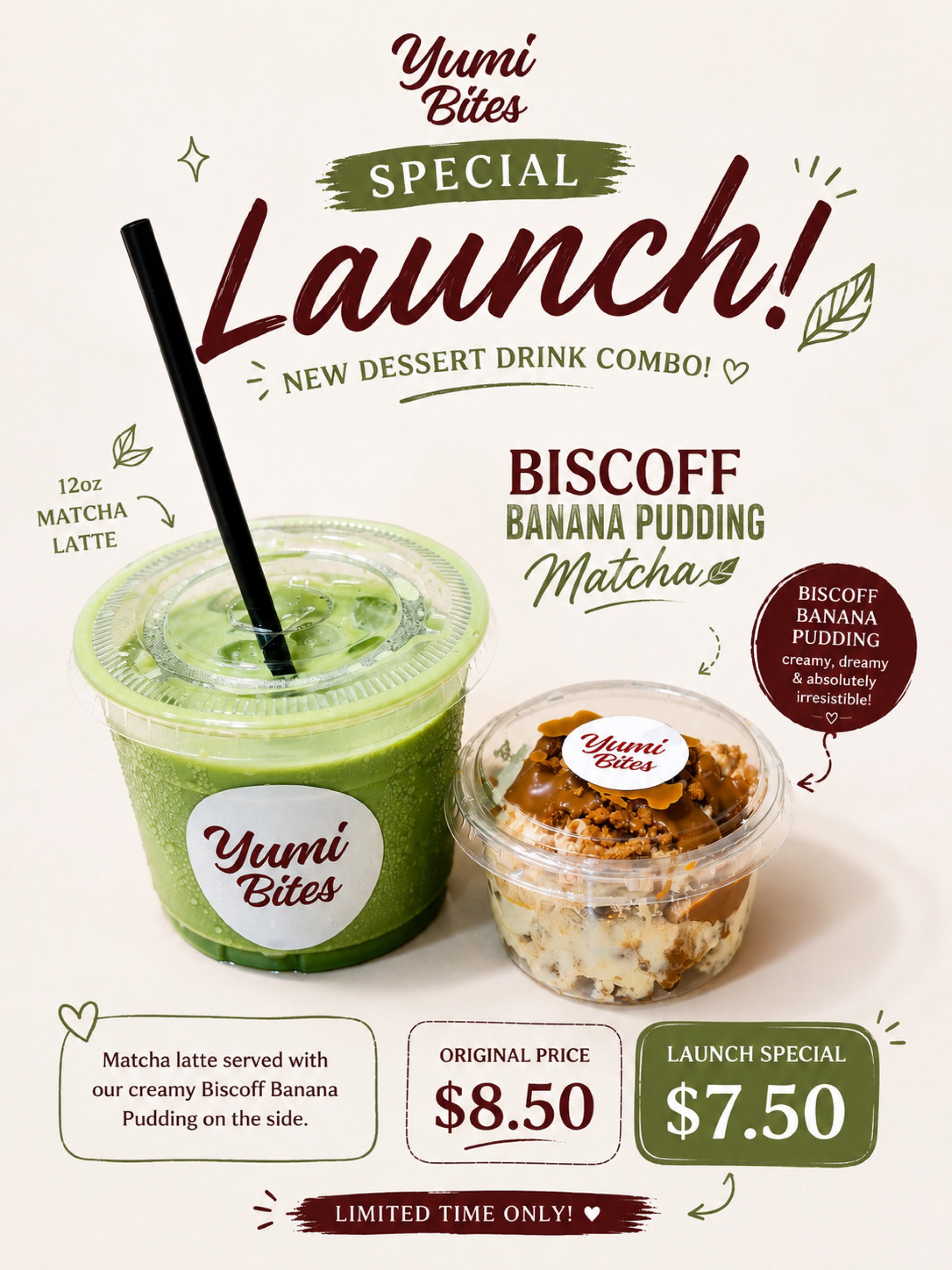 Biscoff Banana Pudding Matcha [12oz]_0