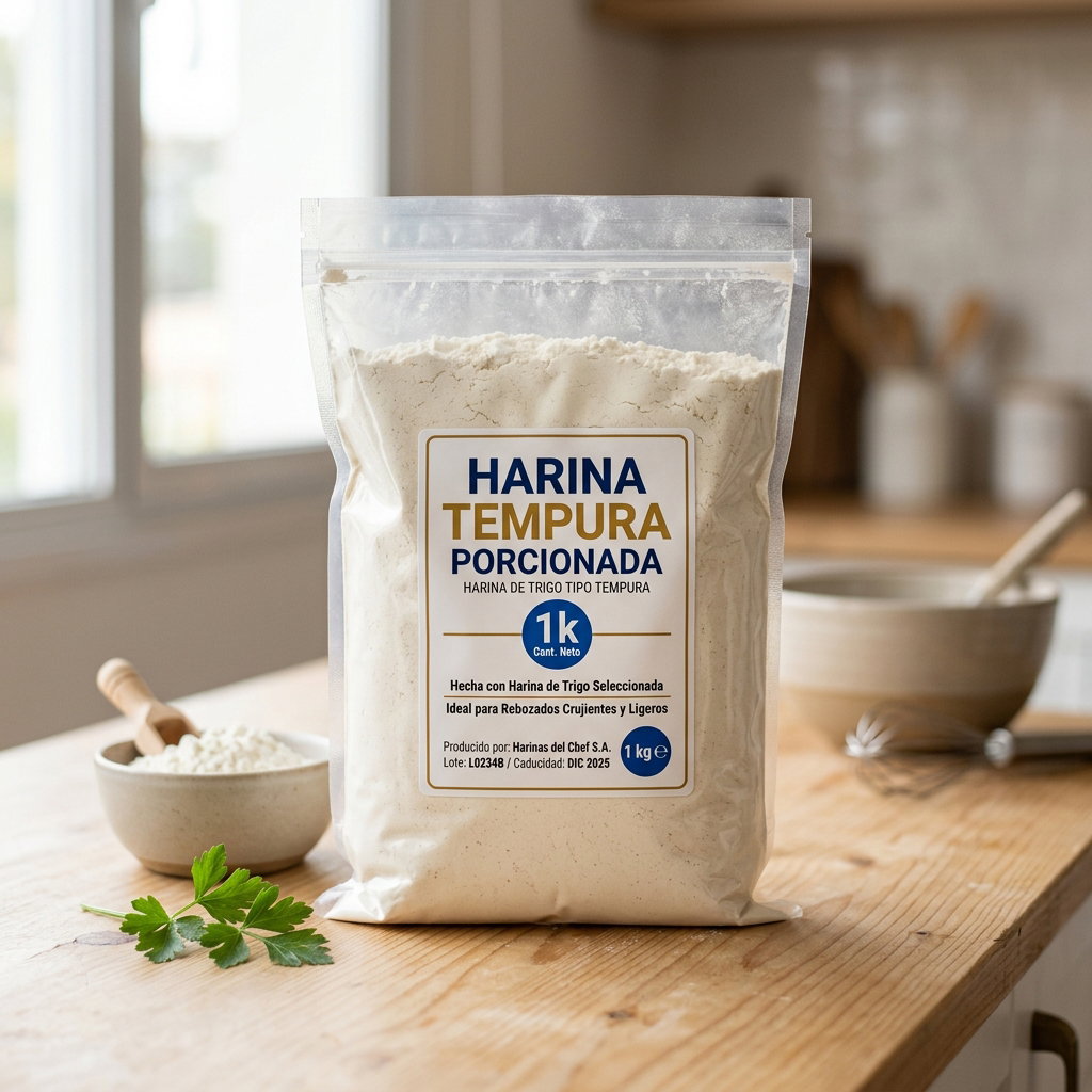Harina Tempura porcionada 1k
