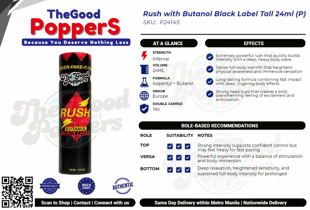 Rush with Butanol Black Label 24ml (P)