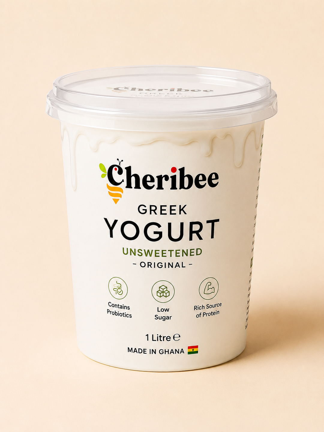 Unsweetened Greek Yogurt (1 litre)