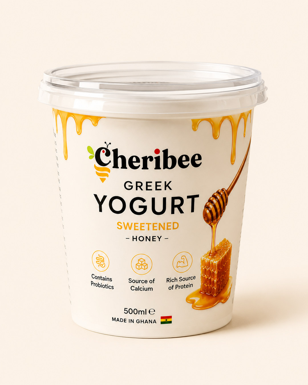 Honey-Sweetened Greek Yogurt (500ml)