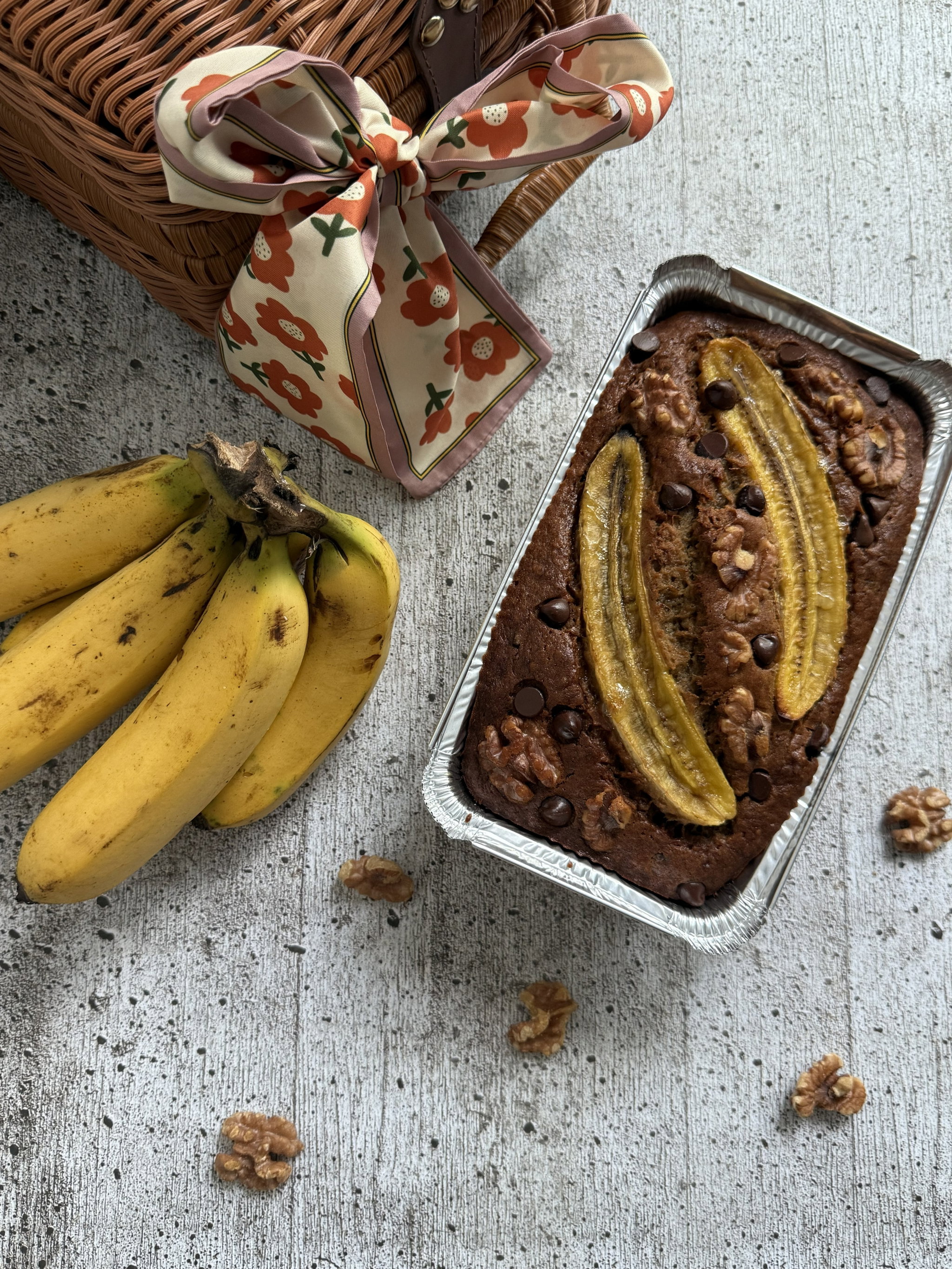Dark Chocolate Banana Butter Cake_0