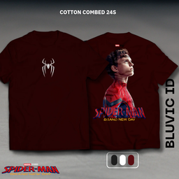 Kaos Spider-Man Brand New Day – Cotton Combed 24s Premium BLUVIC ID | Kaos Distro Pria & Wanita