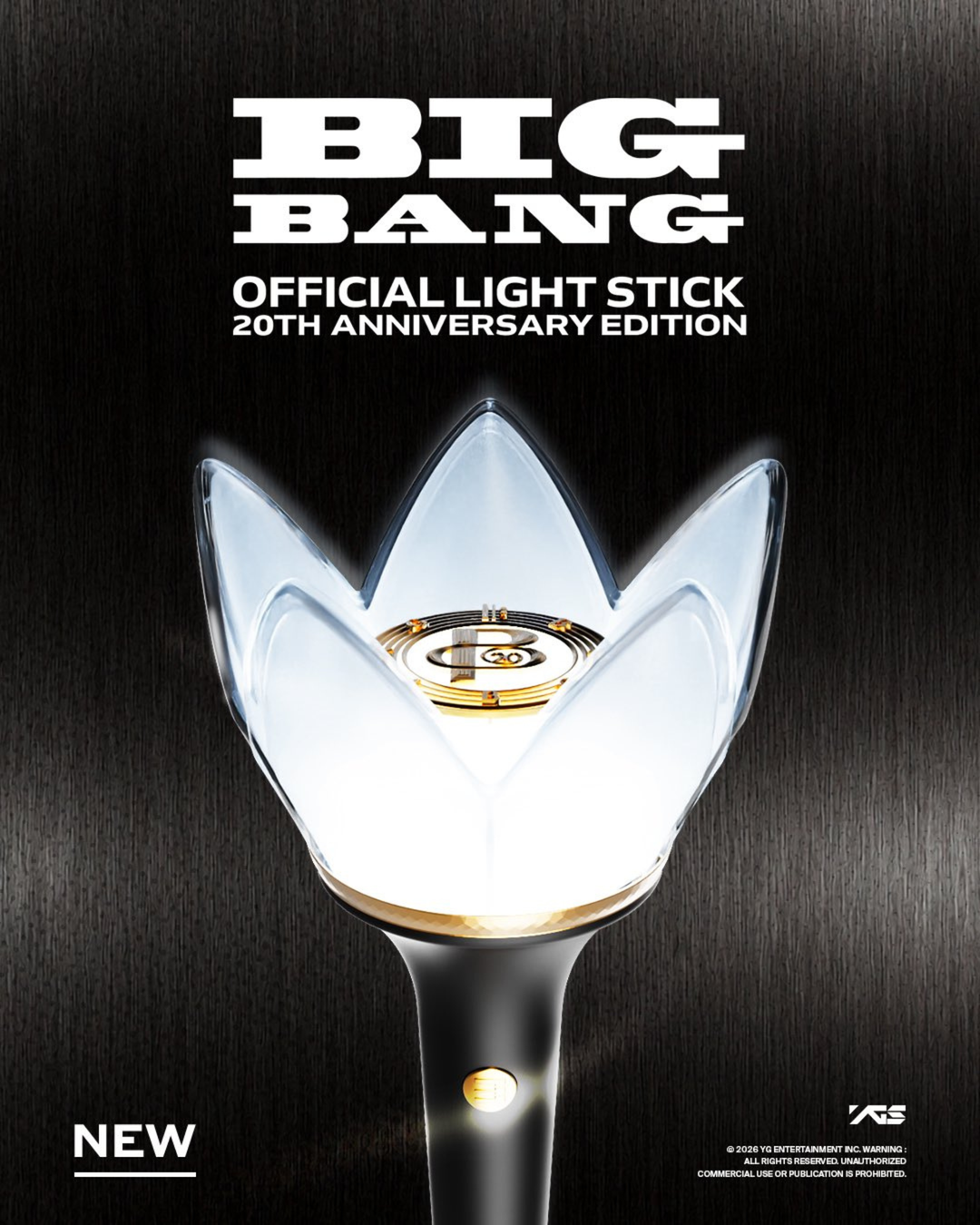 BIG BANG - OFFICIAL LIGHT STICK 20TH ANNIVERSARY EDITION