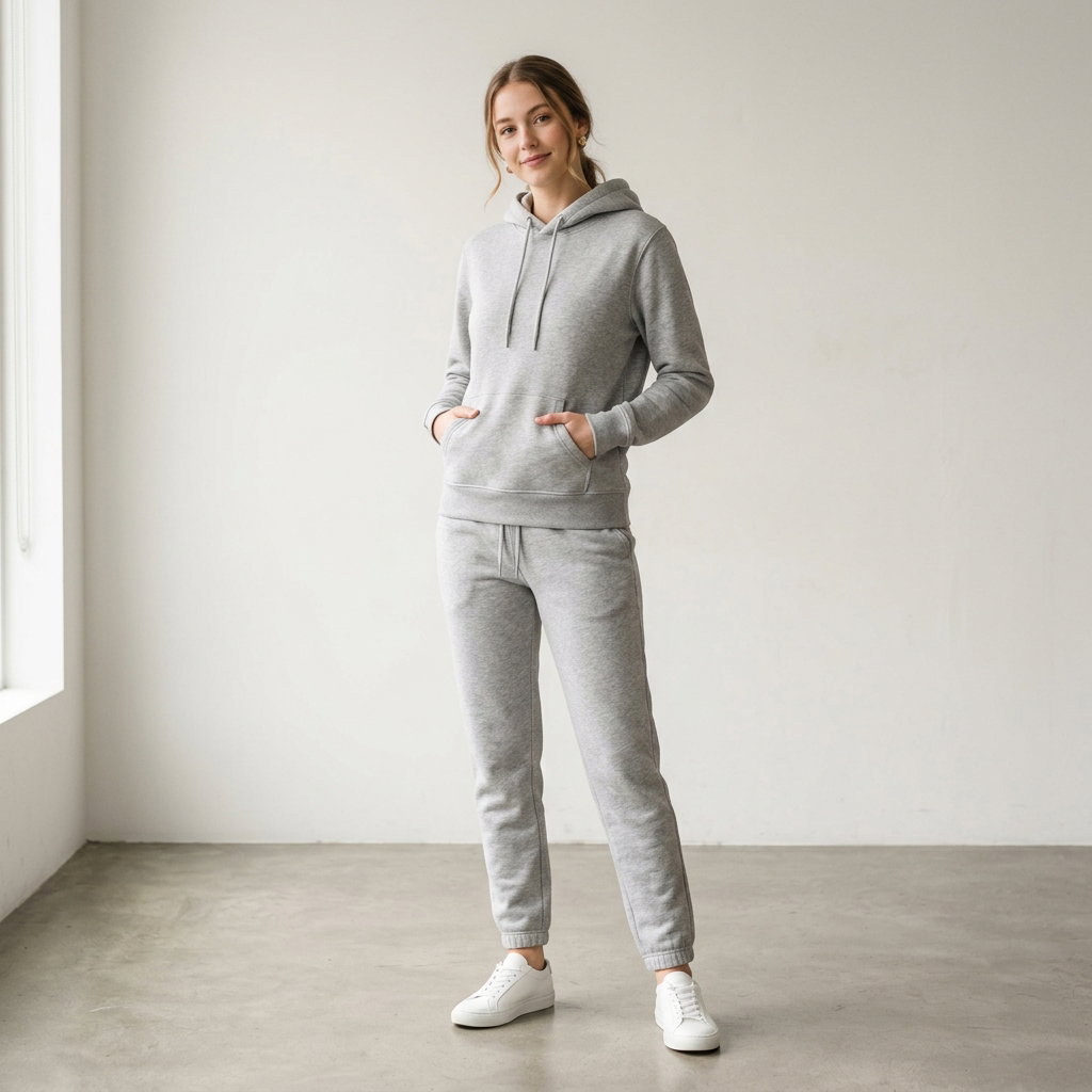 a full sweatpants set 