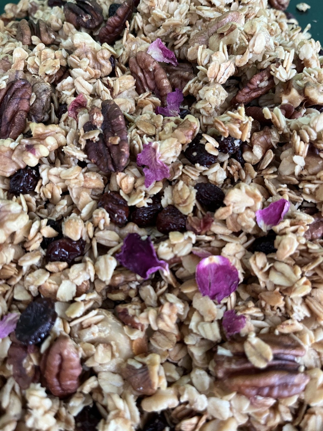 Rose Petal Sourdough Granola
