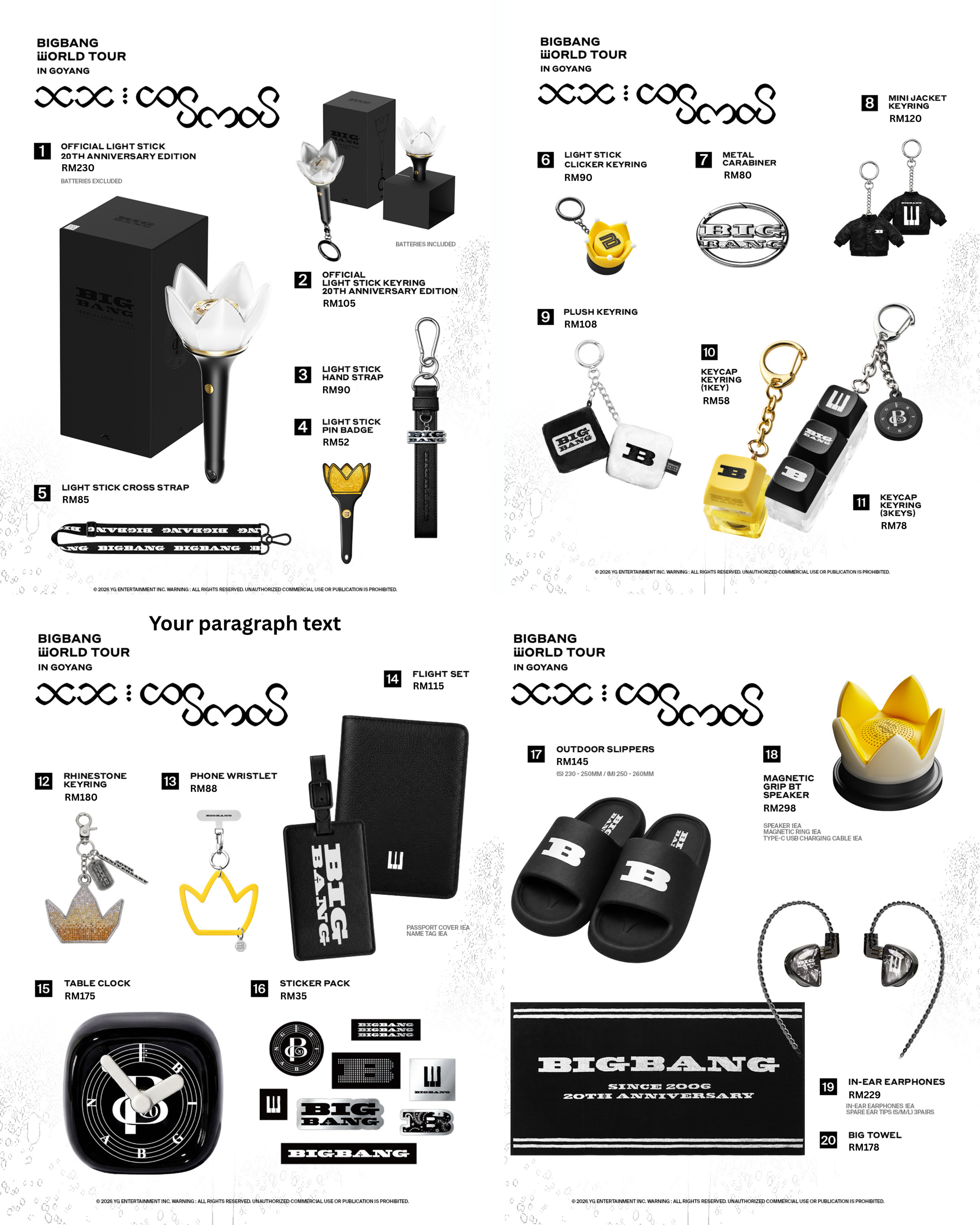 BIGBANG 2026-2027 WORLD TOUR < XX : COSMOS > OFFICIAL MERCH_0