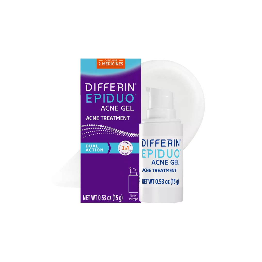 Differin Epiduo Acne Gel Adapalene & Benzoyl Peroxide Acne Treatment _0