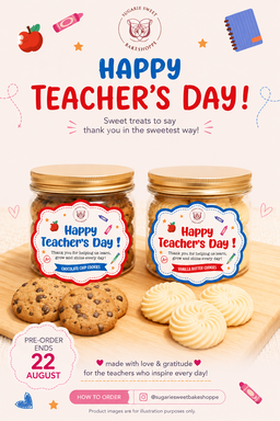 Teacher's Day Flavoured Cookies