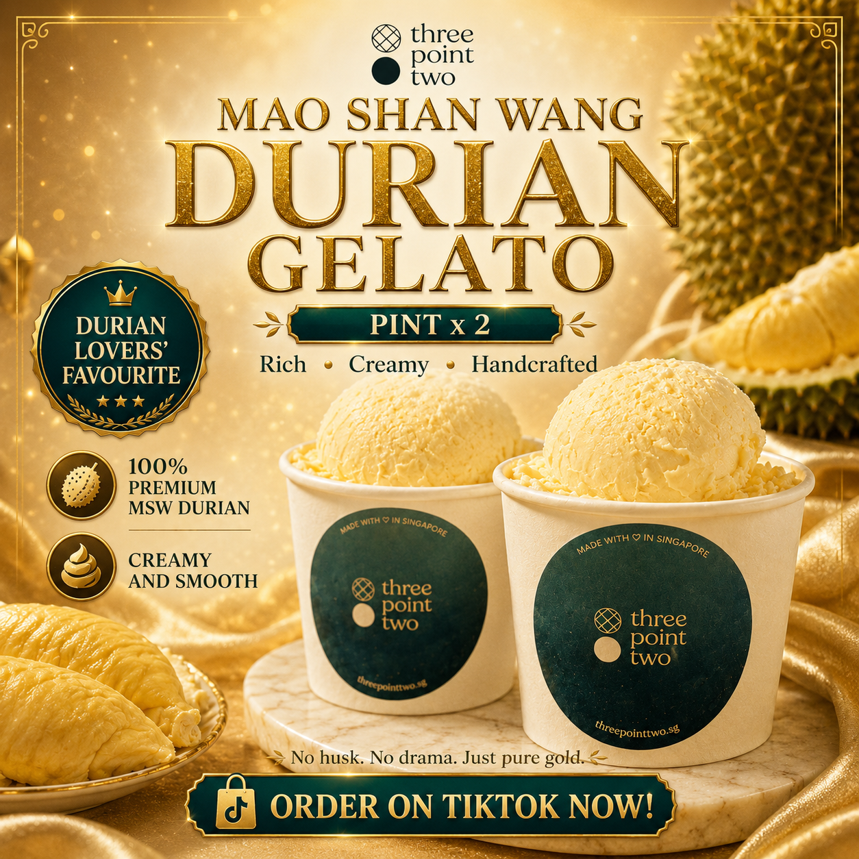 2 x Signature Mao Shan Wang Gelato Pint _0
