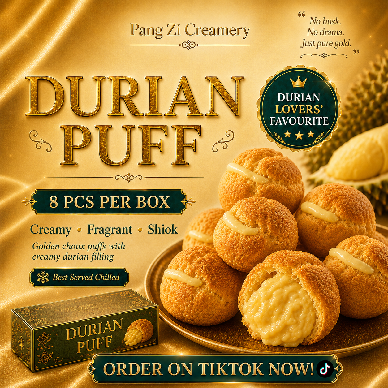 Durian Puff (Box of 8)_0