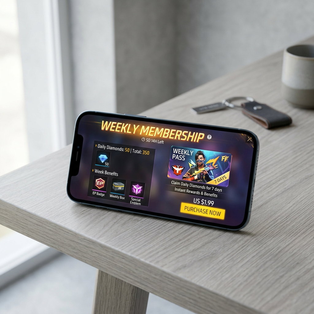 Freefire Weekly Membership 