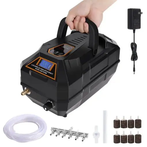 Hygger Battery AC DC Air Pump
