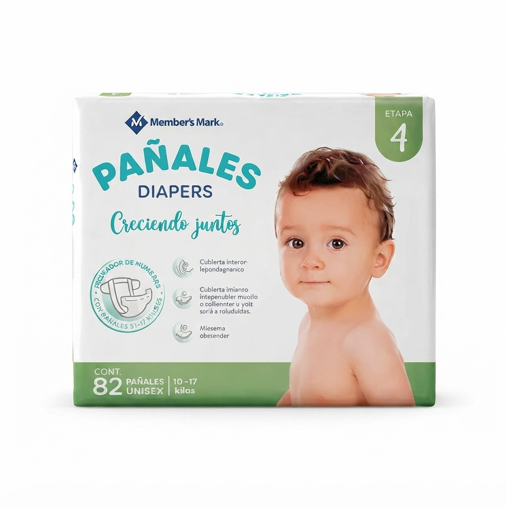 Pañales Diapers Etapa 4 MEMBER´S MARK