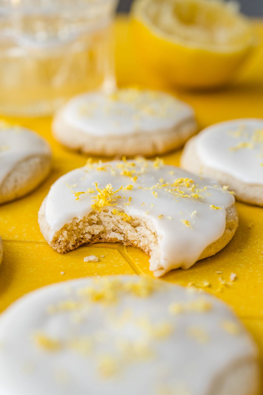 Lemon zest cookies