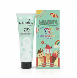 Walnut's - DD Body Sunscreen Lotion SPF 50 PA+++ 135g (Green) | Wholesale Skincare & Body Care Singapore