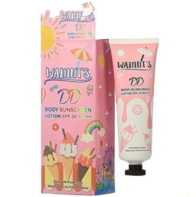 Walnut's - DD Body Sunscreen Lotion SPF 50 PA+++ 135g (Pink) | Wholesale Skincare & Body Care Singapore