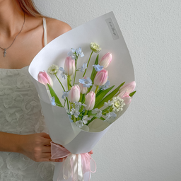 Blue & Blush