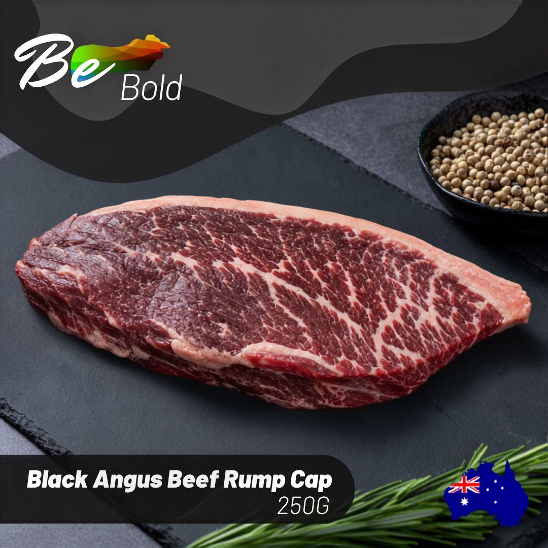 Be-Bold Black Angus Aust Beef Rump Cap 250g_0