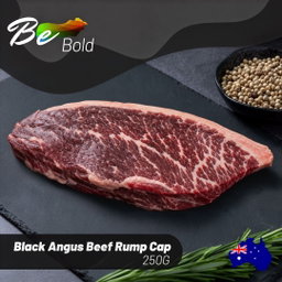 Be-Bold Black Angus Aust Beef Rump Cap 250g