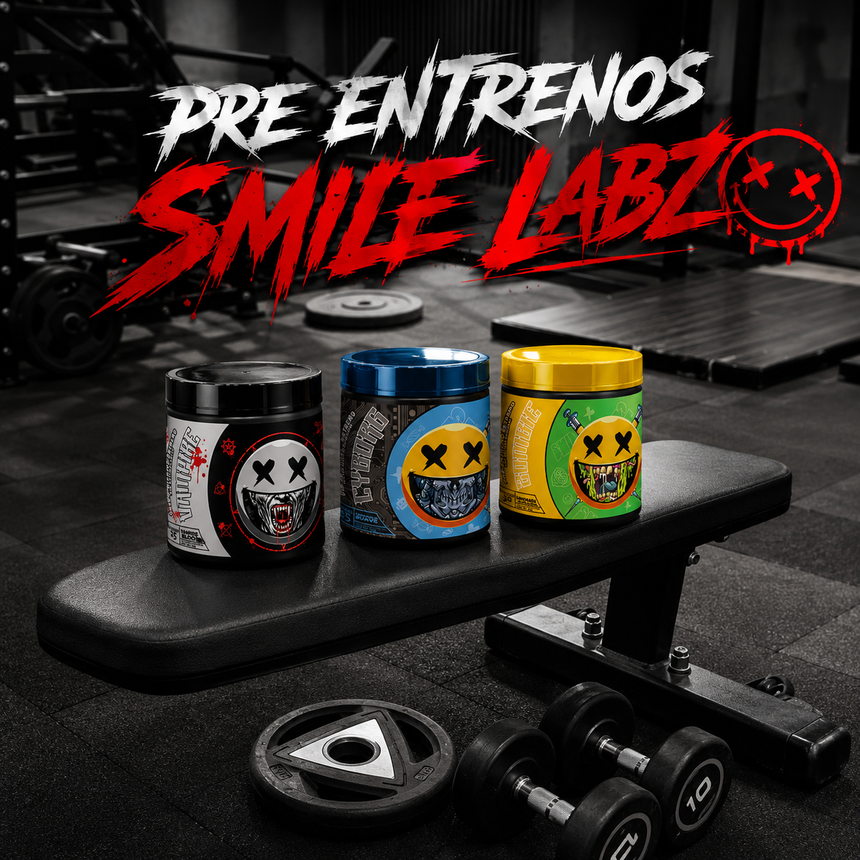 Pre entrenos Smile Labz Variedad _0
