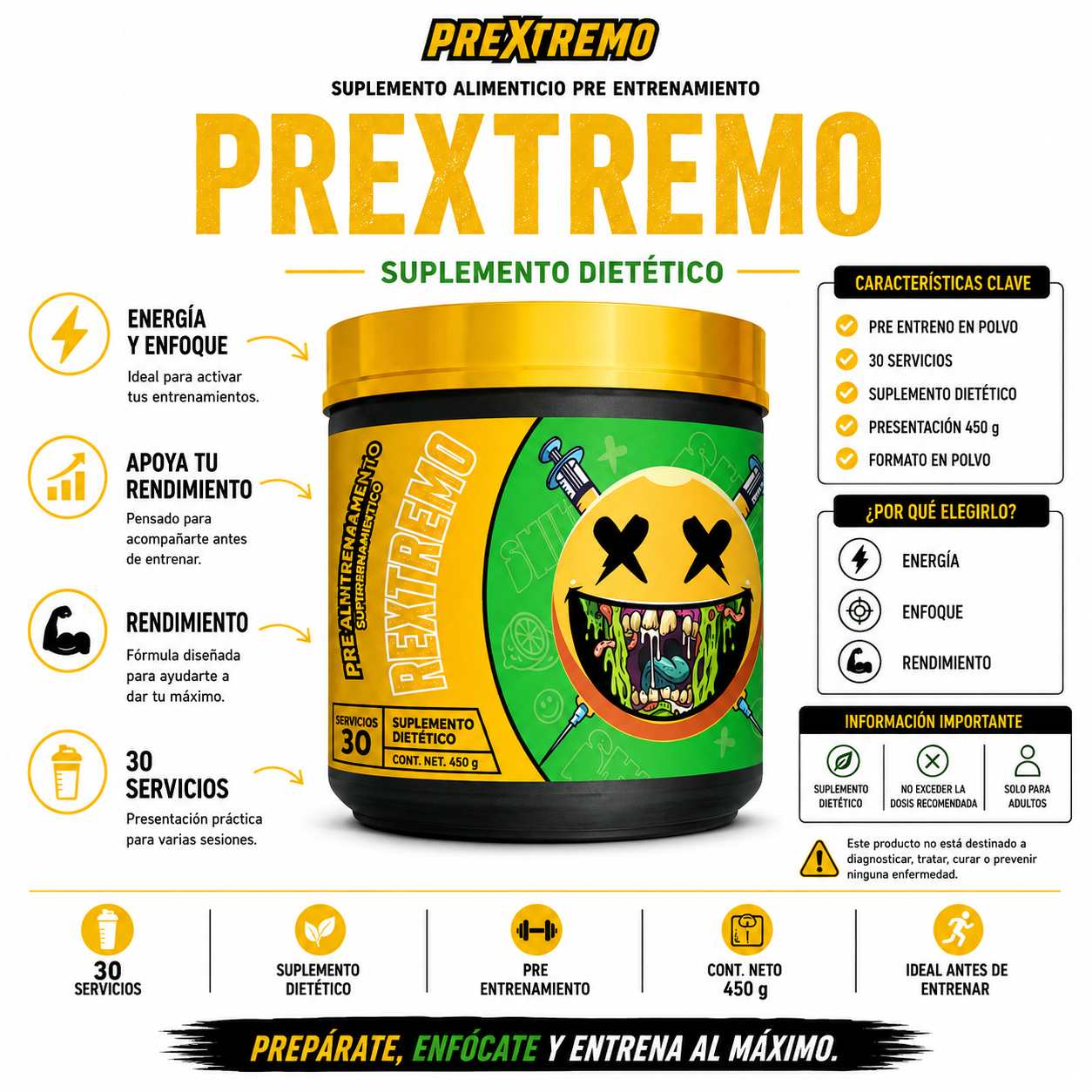 Pre entrenos Smile Labz Variedad _4