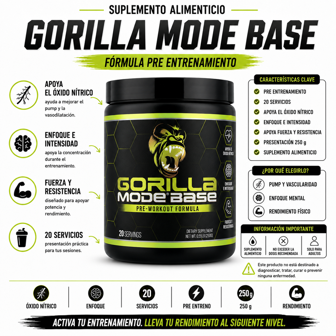 Pre entreno Gorilla Mode Base