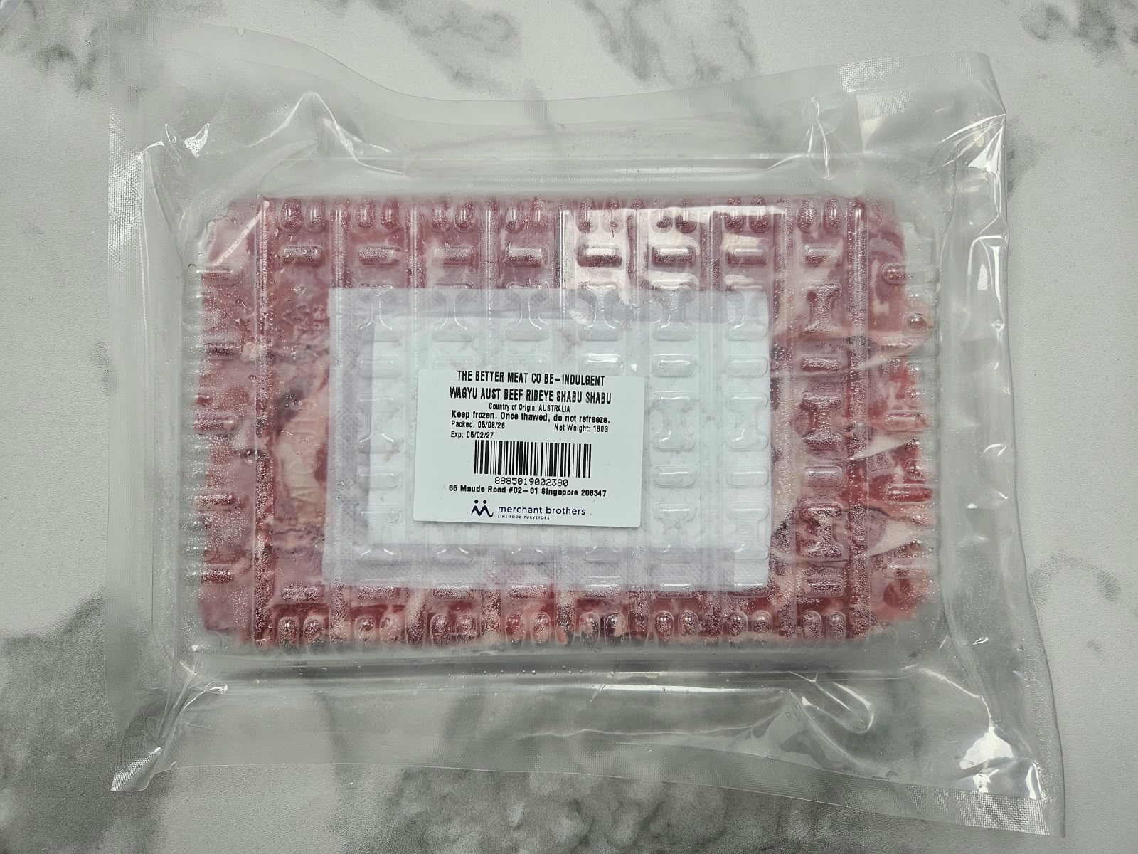 Be-Indulgent Wagyu Aust Beef Sirloin Shabu Shabu 180g_4