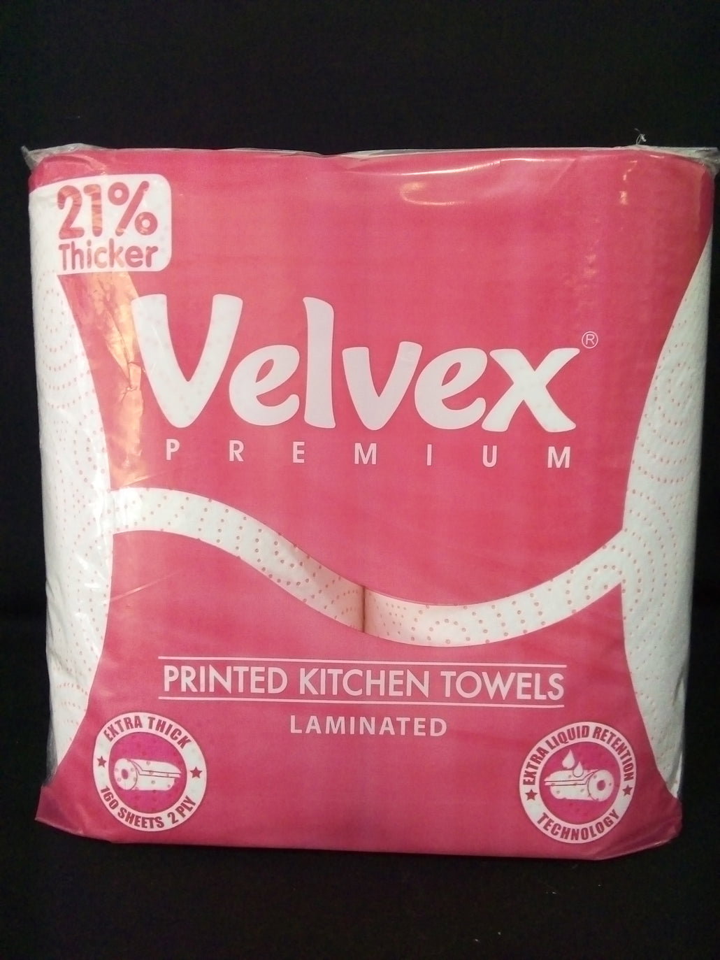 Velvex Twin Printed Kitchen Roll