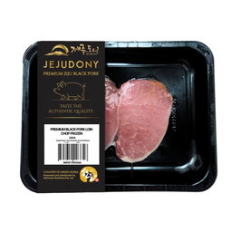 JEJUDONY Jeju Premium Black Pork Loin Chop (2cm) Frozen 200g