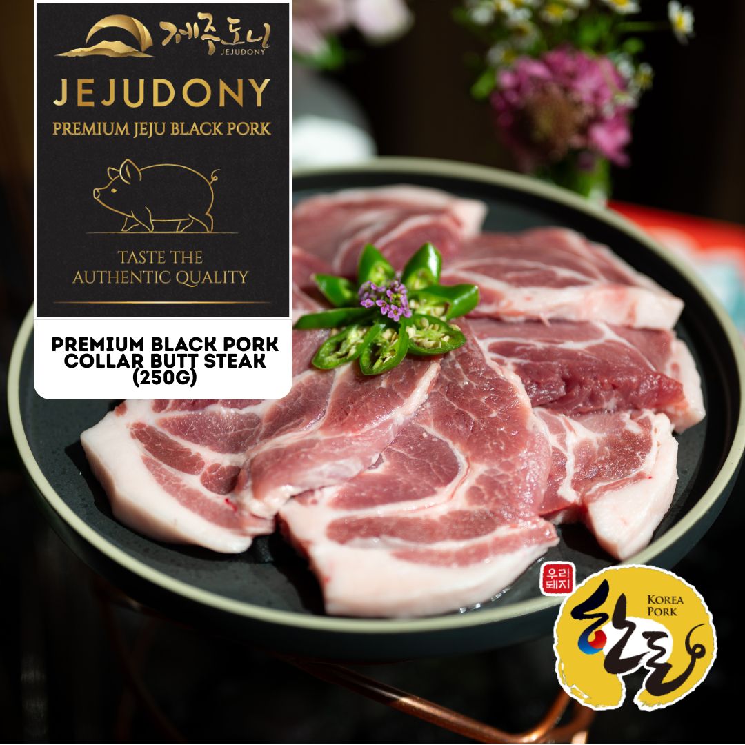 JEJUDONY Jeju Premium Black Pork Collar Butt Steak 250g