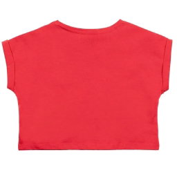 Minoti Girls T-Shirt | Red | Oversized 