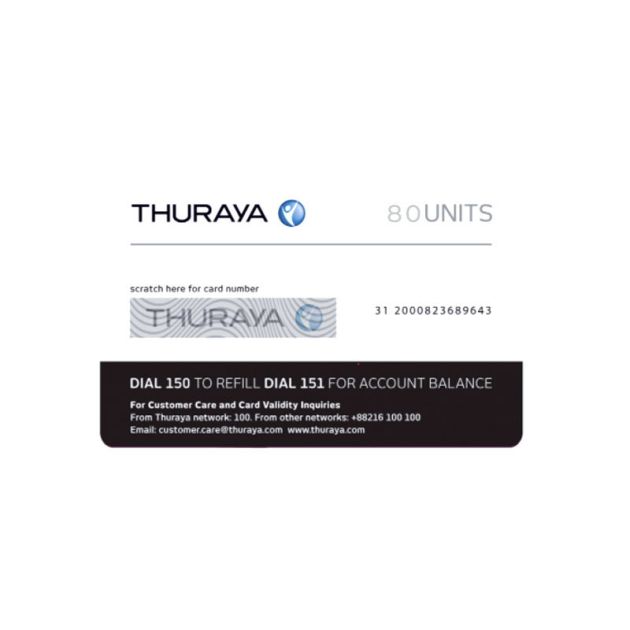 80 unités de communication - Carte Scratch ou Code (Prix HTVA)