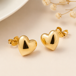 Puff Heart Earrings