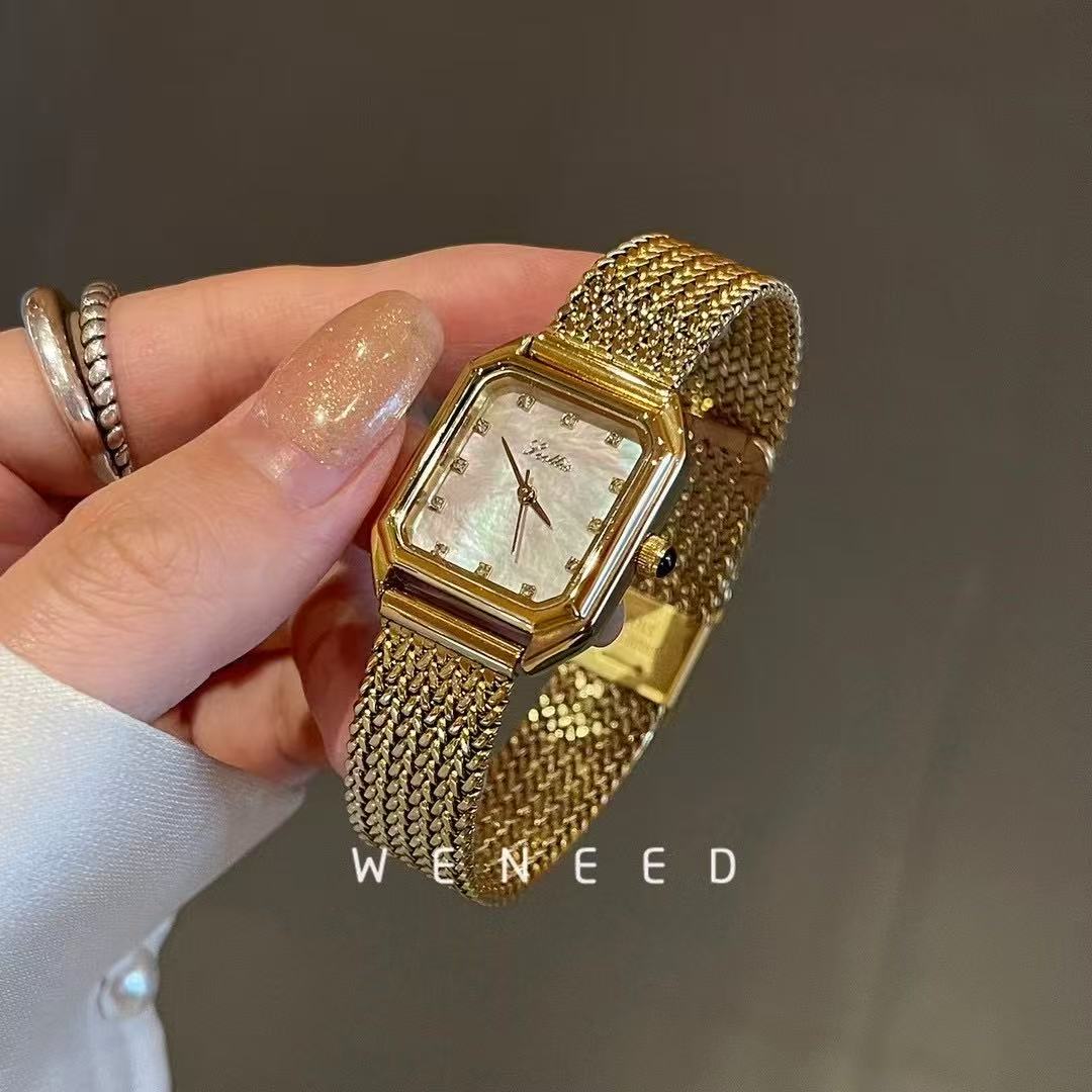Textured Mesh Rectangle Watch_0