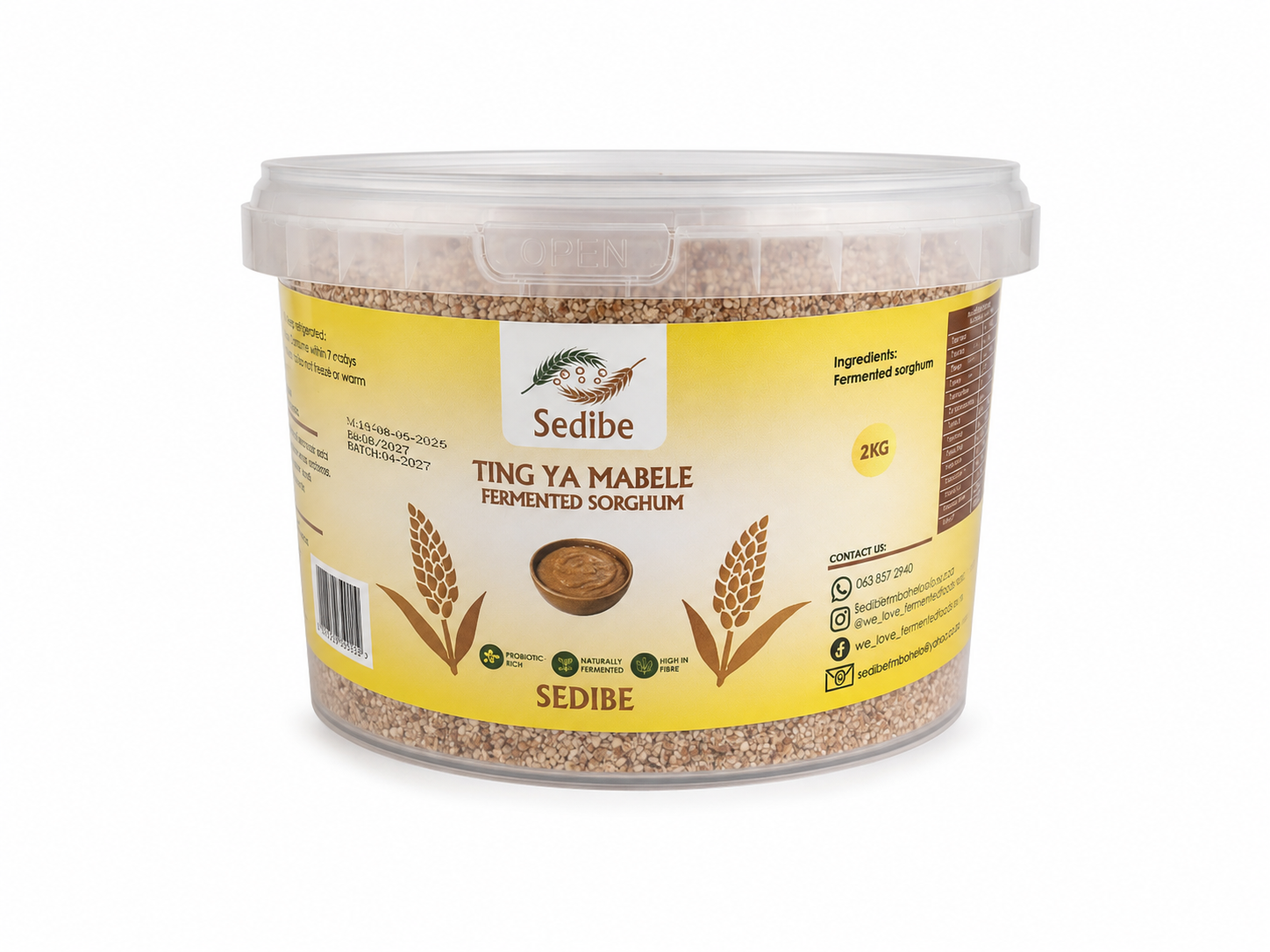 2kg Dry fermented sorghum _0