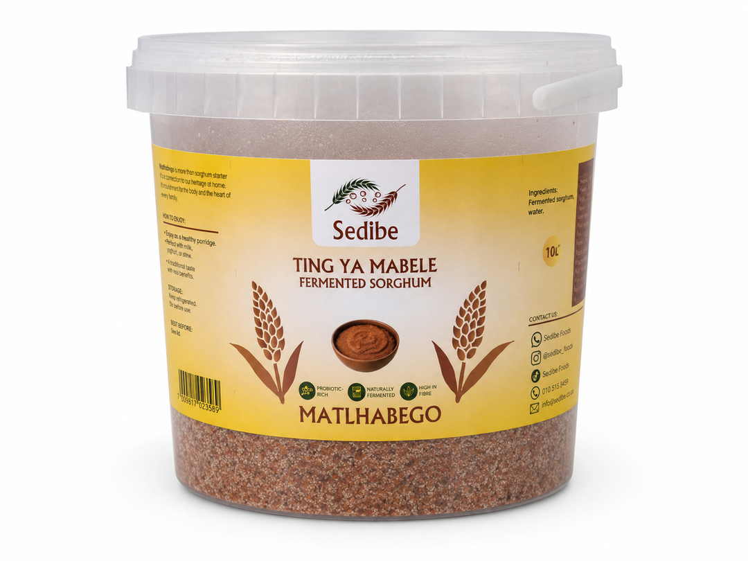 Matlhabego (Fermented sorghum starter bucket) 10L