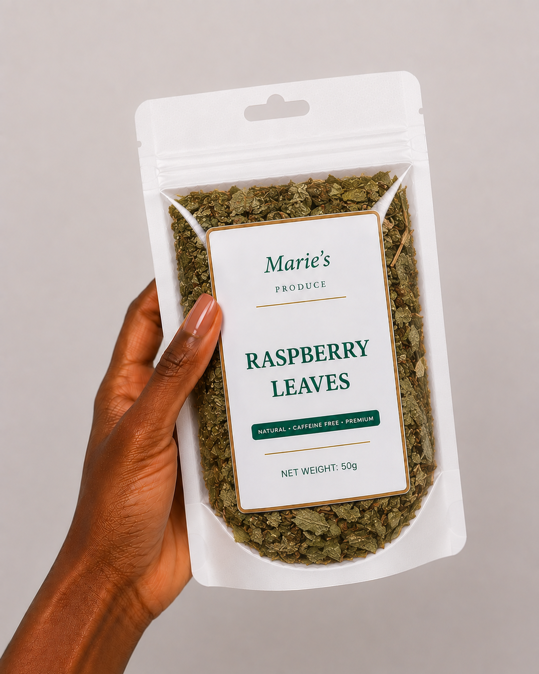 Red raspberry leaves
