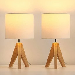 Wooden table lamp shade