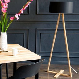 Wooden triangle Italian lamp shade