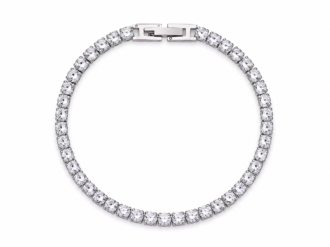 Brazalete Bella plateado