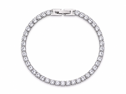 Brazalete Bella plateado