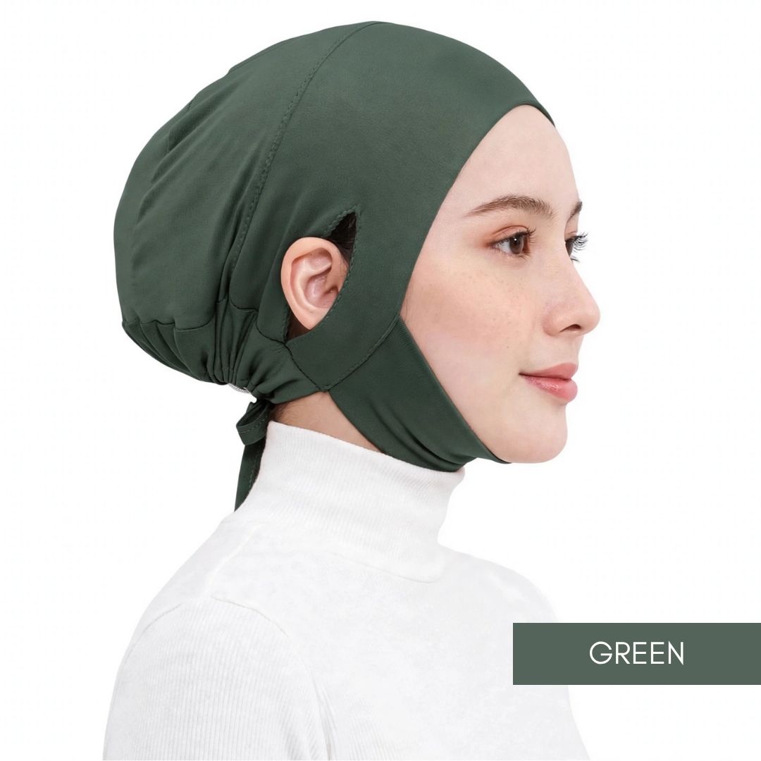 Inner Pro EarFit Berdagu Muslimah Exclusive - GREEN_0